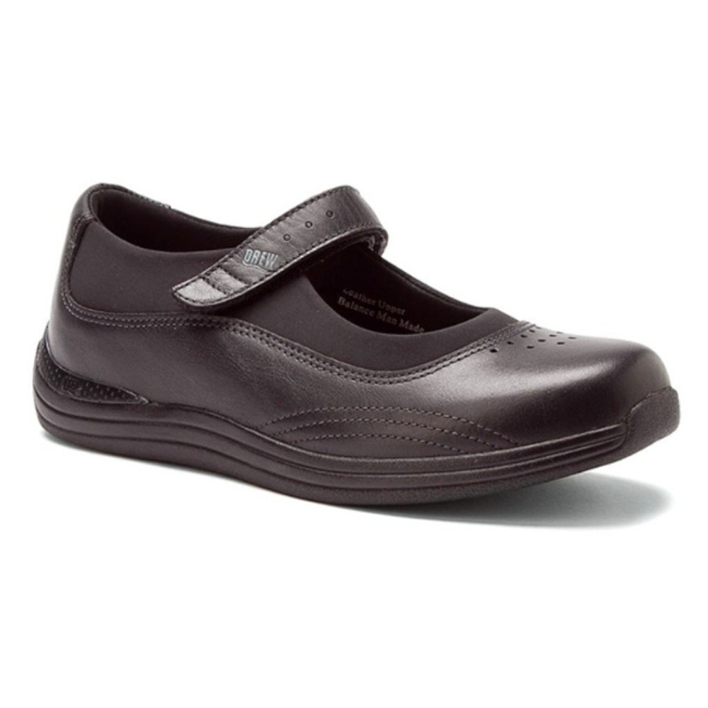 Drew Women's Rose Mary Jane Leather Shoes - 8W